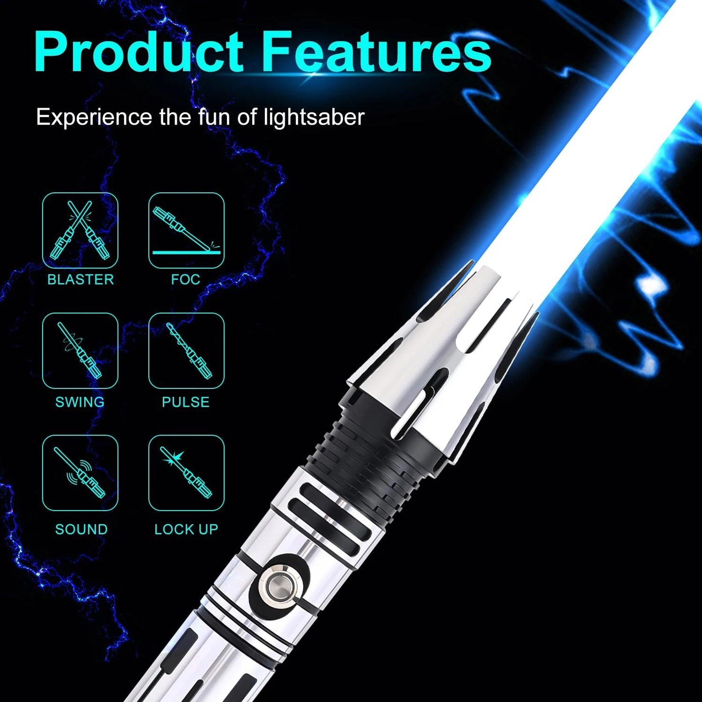  Lightsaber Neo Pixel RGB Color Changing | Toylandeu™ 