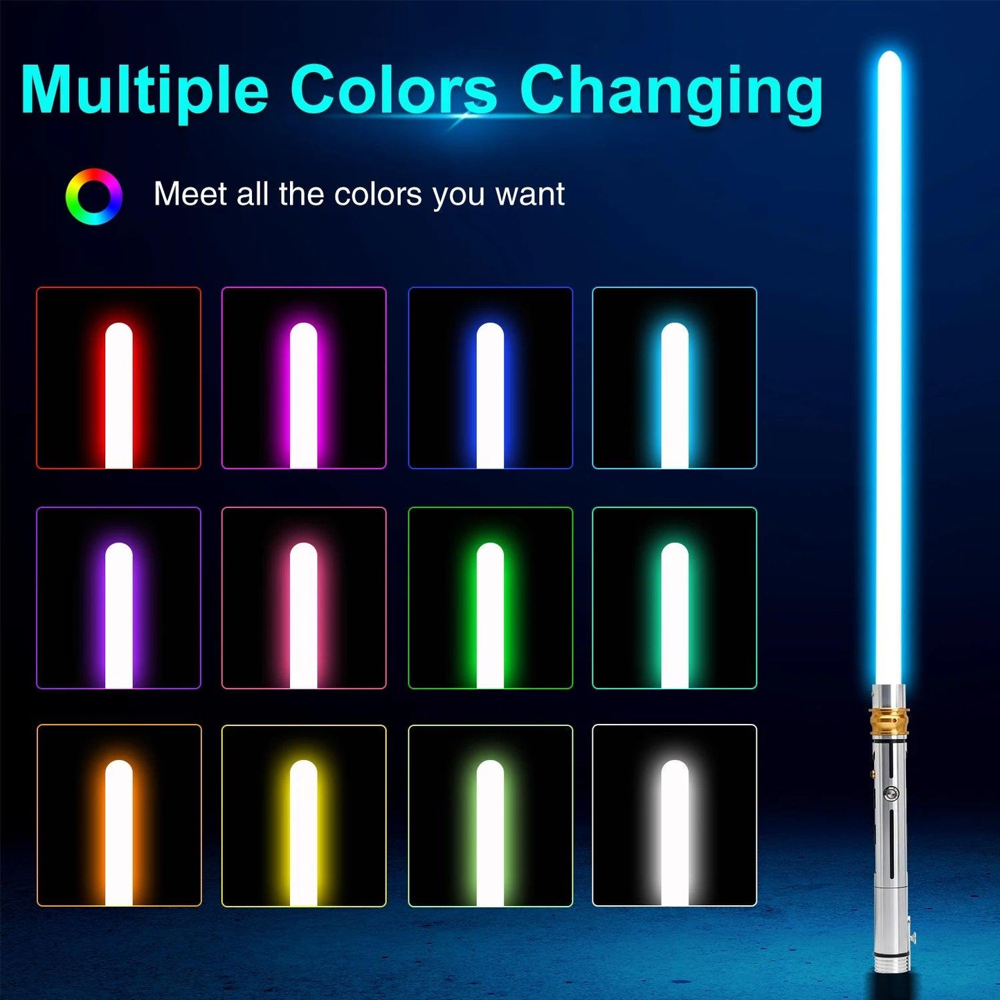  Lightsaber NeoPixel Dual Blade App 2Pack Toylandeu 