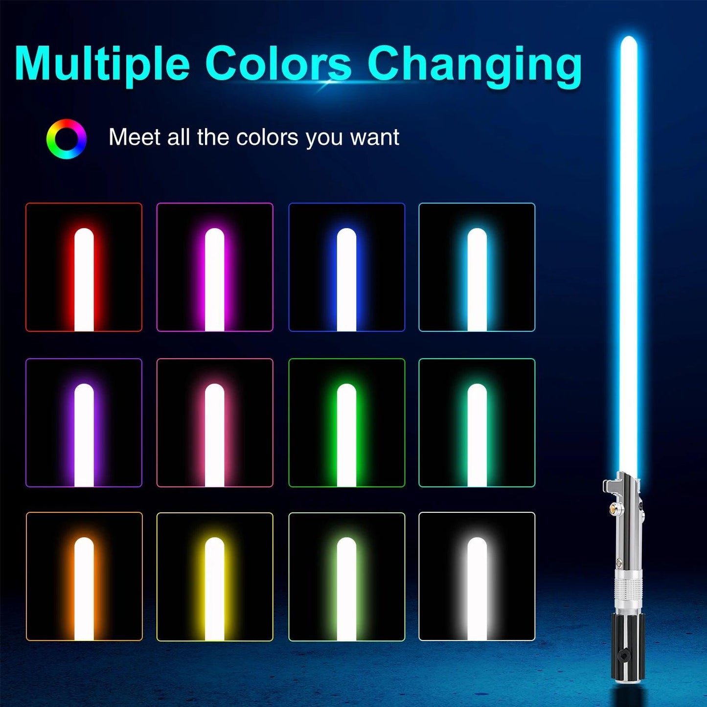  Lightsaber Proffie Pixel Metal Handle 82cm Toylandeu™ 