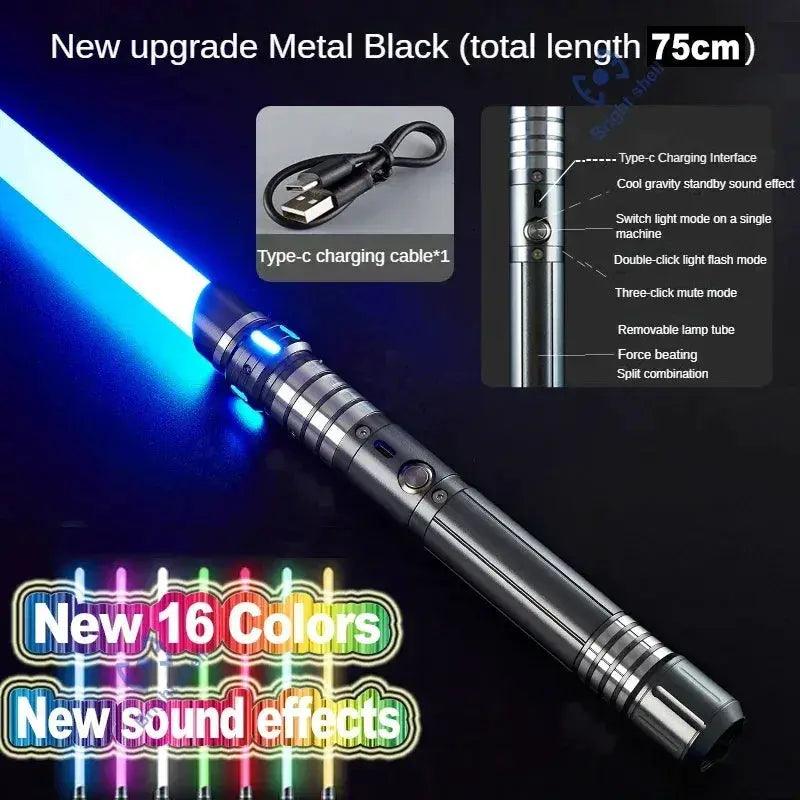  RGB Lightsaber Toy With 15 Color Modes And Sound FX -  ToylandEU™