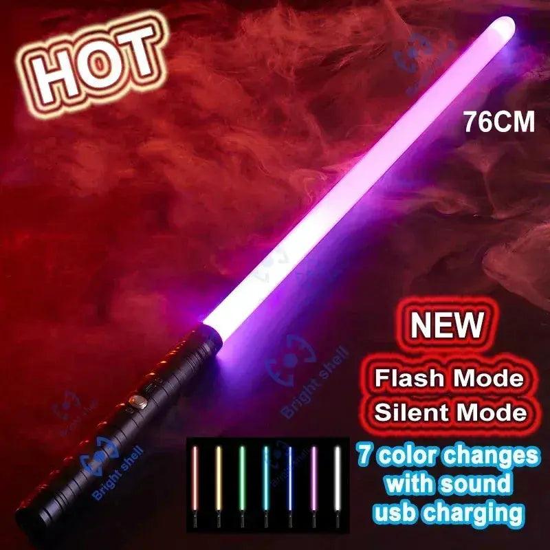  RGB Lightsaber Toy With 15 Color Modes And Sound FX -  ToylandEU™
