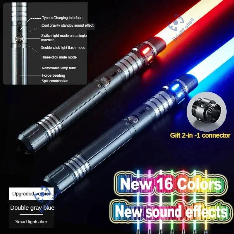  RGB Lightsaber Toy With 15 Color Modes And Sound FX -  ToylandEU™
