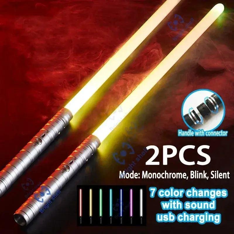  RGB Lightsaber Toy With 15 Color Modes And Sound FX -  ToylandEU™