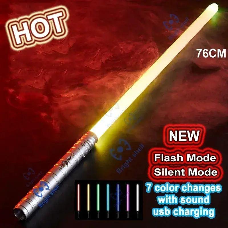  RGB Lightsaber Toy With 15 Color Modes And Sound FX -  ToylandEU™