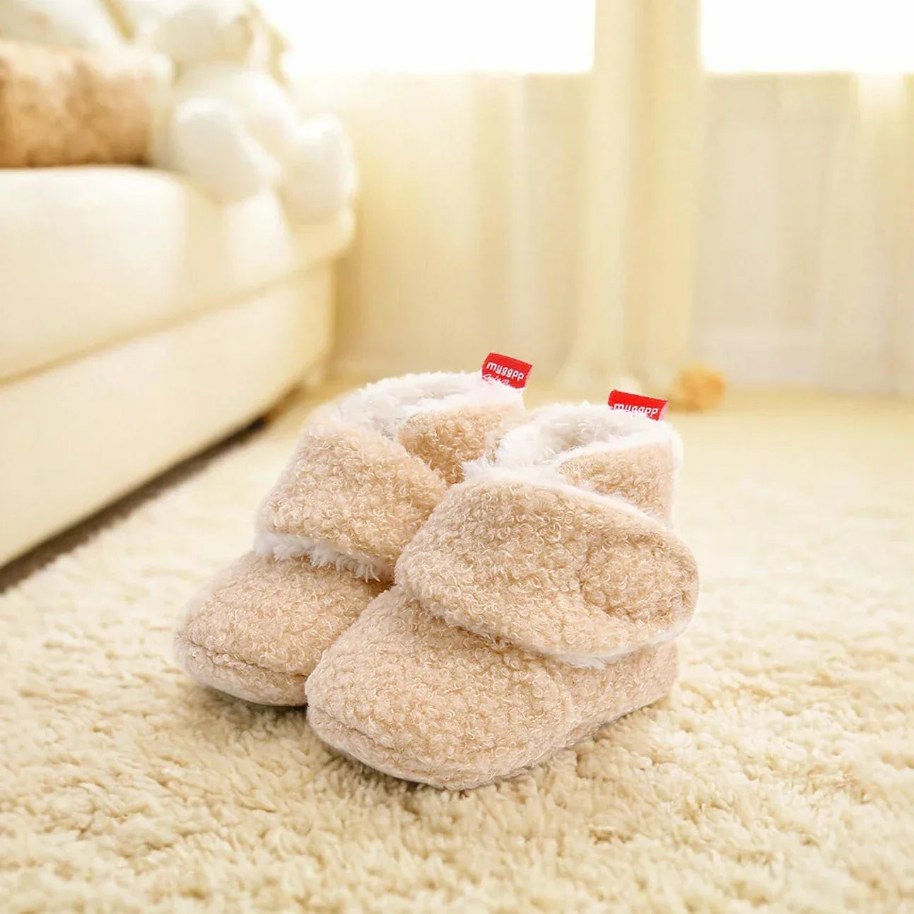 Lightweight Anti Slip Baby Shoes First Walkers Cotton Booties - ToylandEU