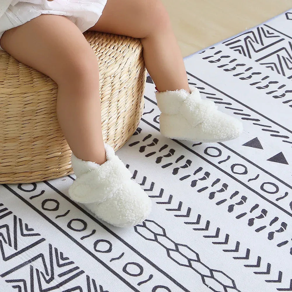 Lightweight Anti Slip Baby Shoes First Walkers Cotton Booties - ToylandEU
