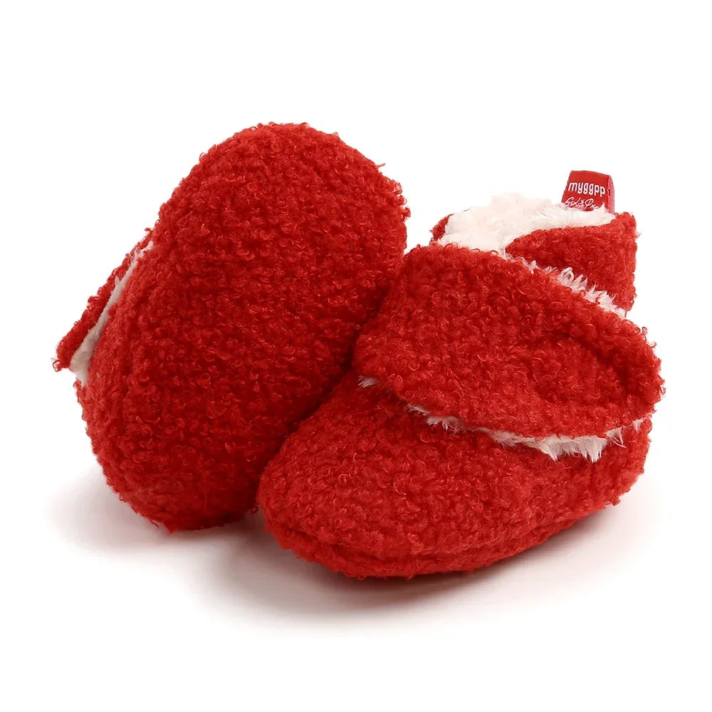 Lightweight Anti Slip Baby Shoes First Walkers Cotton Booties - ToylandEU