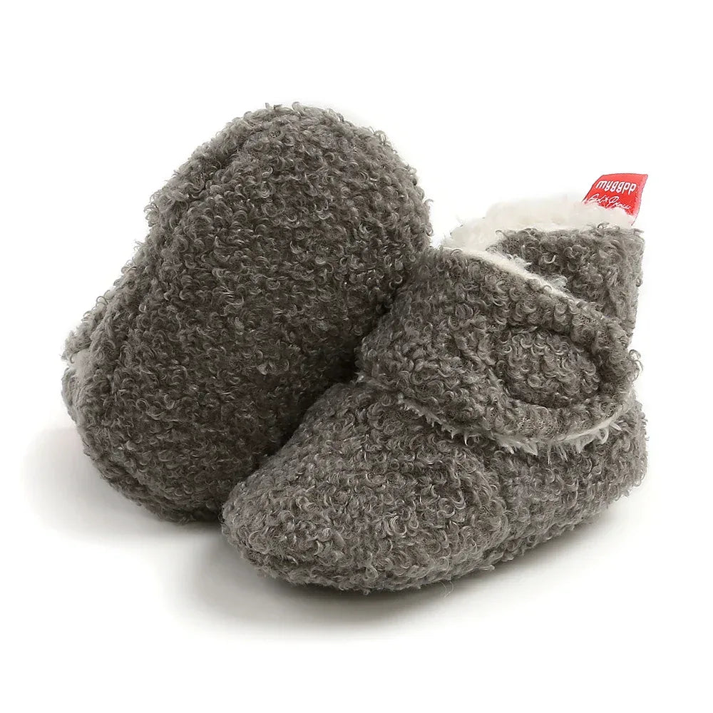 Lightweight Anti Slip Baby Shoes First Walkers Cotton Booties - ToylandEU