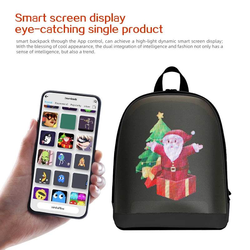 Lightweight Backpack Led Screen For Women Students - ToylandEU