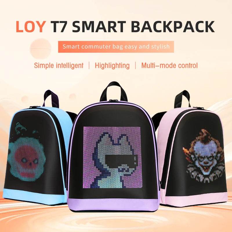 Lightweight Backpack Led Screen For Women Students - ToylandEU