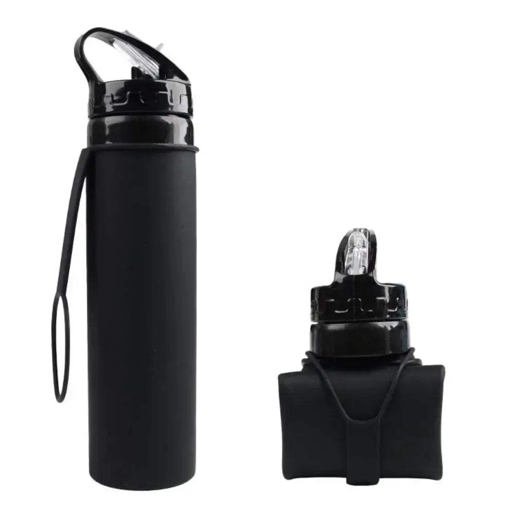 Lightweight Foldable Silicone Water Bottle 600ml For Hiking - ToylandEU