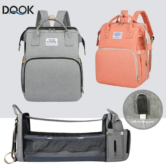  Lightweight Folding Crib Diaper Bag With Large Capacity -  ToylandEU™