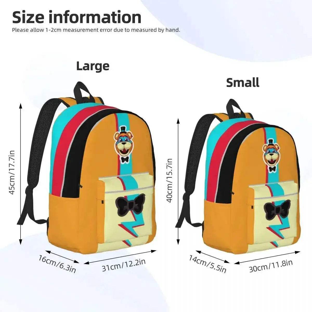  Lightweight Glamrock Freddy 20L Backpack Toyland EU -  ToylandEU™