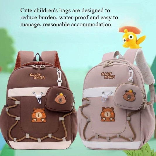 Lightweight Kids Backpack Cute Cartoon Animal Print Burden Reducing Design For 3 To 6 Year Olds Boys And Girls - ToylandEU