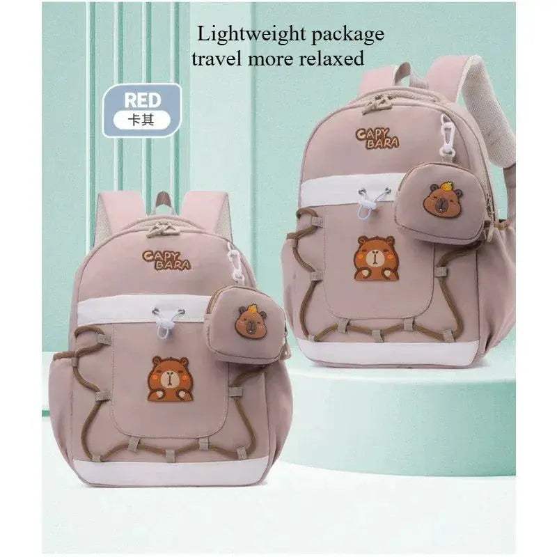 Lightweight Kids Backpack Cute Cartoon Animal Print Burden Reducing Design For 3 To 6 Year Olds Boys And Girls - ToylandEU