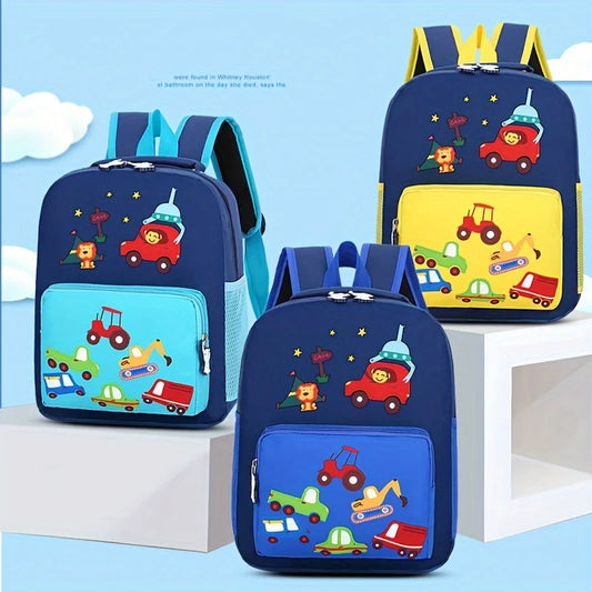 Lightweight Kids Backpack Waterproof Embroidered Cartoon Animal Design For Ages 7 To 13 Unisex - ToylandEU