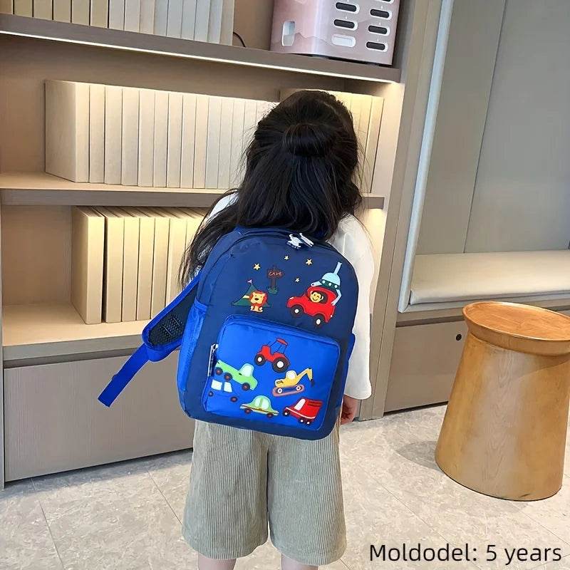 Lightweight Kids Backpack Waterproof Embroidered Cartoon Animal Design For Ages 7 To 13 Unisex - ToylandEU
