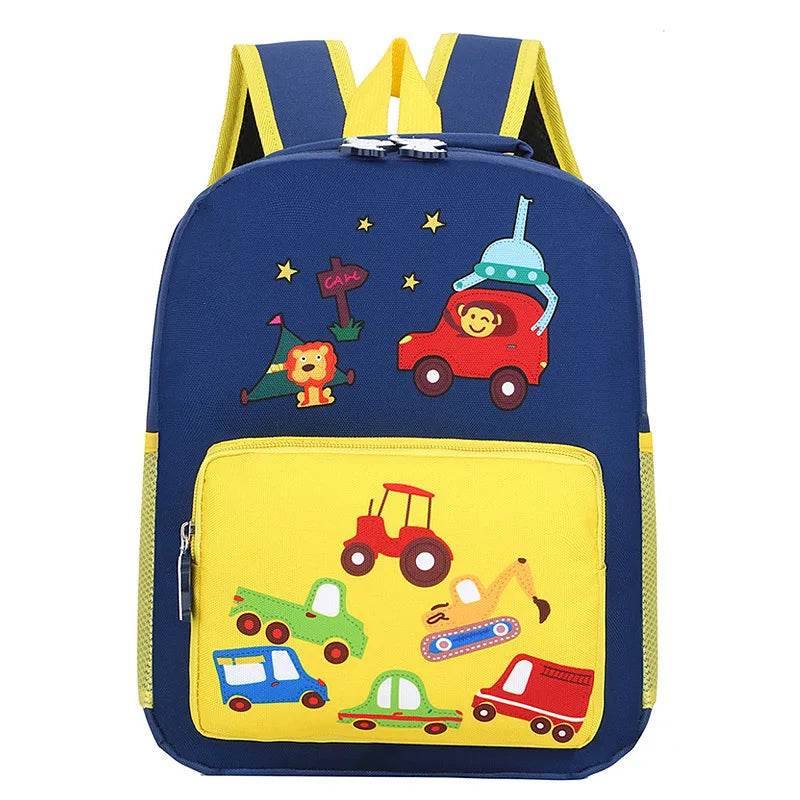 Lightweight Kids Backpack Waterproof Embroidered Cartoon Animal Design For Ages 7 To 13 Unisex - ToylandEU