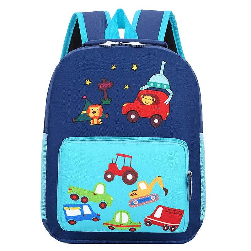 Lightweight Kids Backpack Waterproof Embroidered Cartoon Animal Design For Ages 7 To 13 Unisex - ToylandEU