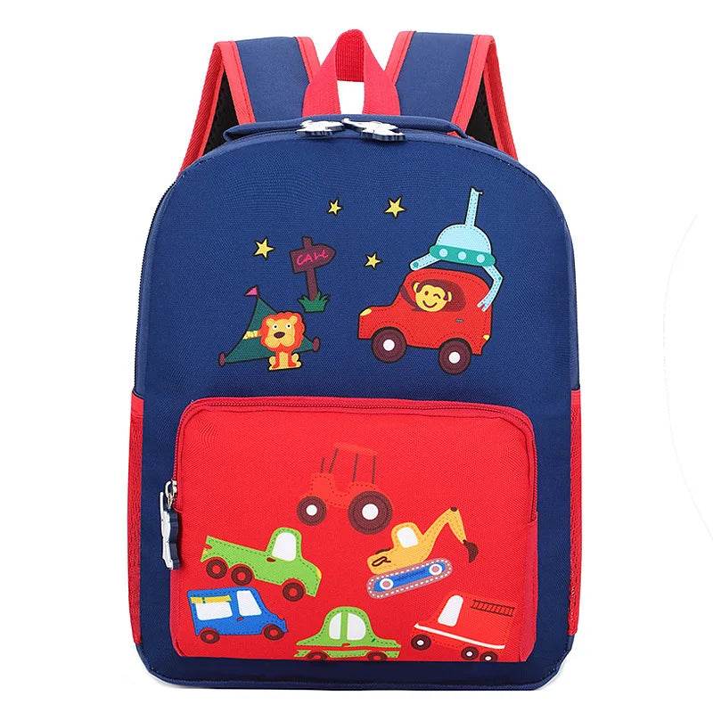 Lightweight Kids Backpack Waterproof Embroidered Cartoon Animal Design For Ages 7 To 13 Unisex - ToylandEU