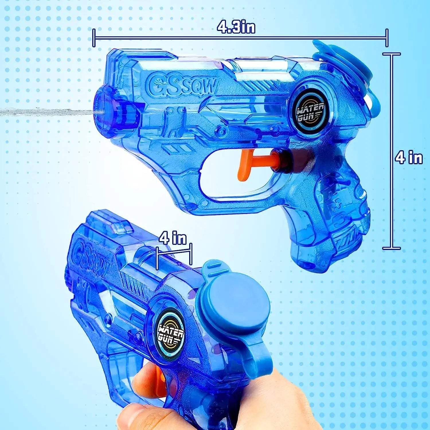 Lightweight Mini Water Gun For Kids Quick Fill Summer Fun - ToylandEU