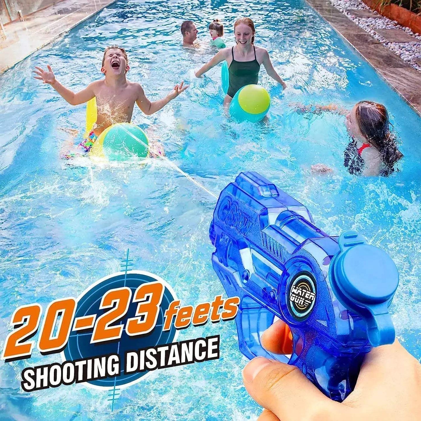 Lightweight Mini Water Gun For Kids Quick Fill Summer Fun - ToylandEU