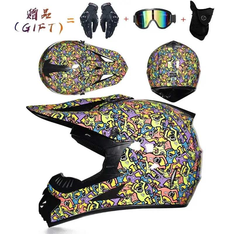Lightweight Off Road Motorcycle Helmet For Motocross And ATV - ToylandEU