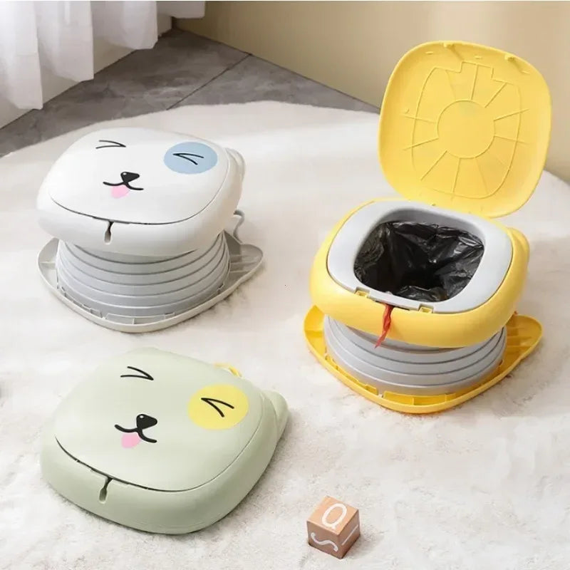 Lightweight Portable Kids Travel Potty With Cartoon Design - ToylandEU