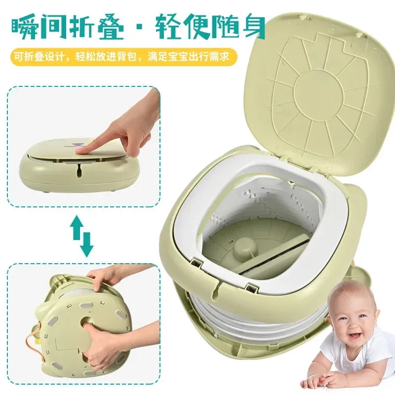 Lightweight Portable Kids Travel Potty With Cartoon Design - ToylandEU