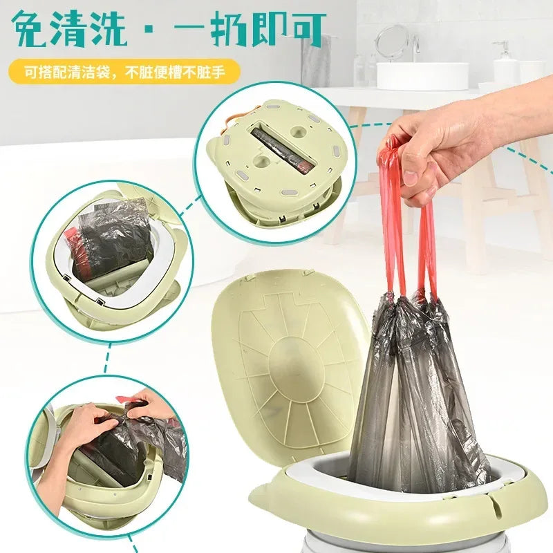 Lightweight Portable Kids Travel Potty With Cartoon Design - ToylandEU