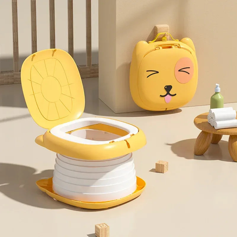 Lightweight Portable Kids Travel Potty With Cartoon Design - ToylandEU