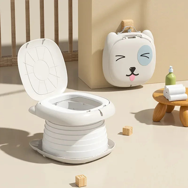 Lightweight Portable Kids Travel Potty With Cartoon Design - ToylandEU