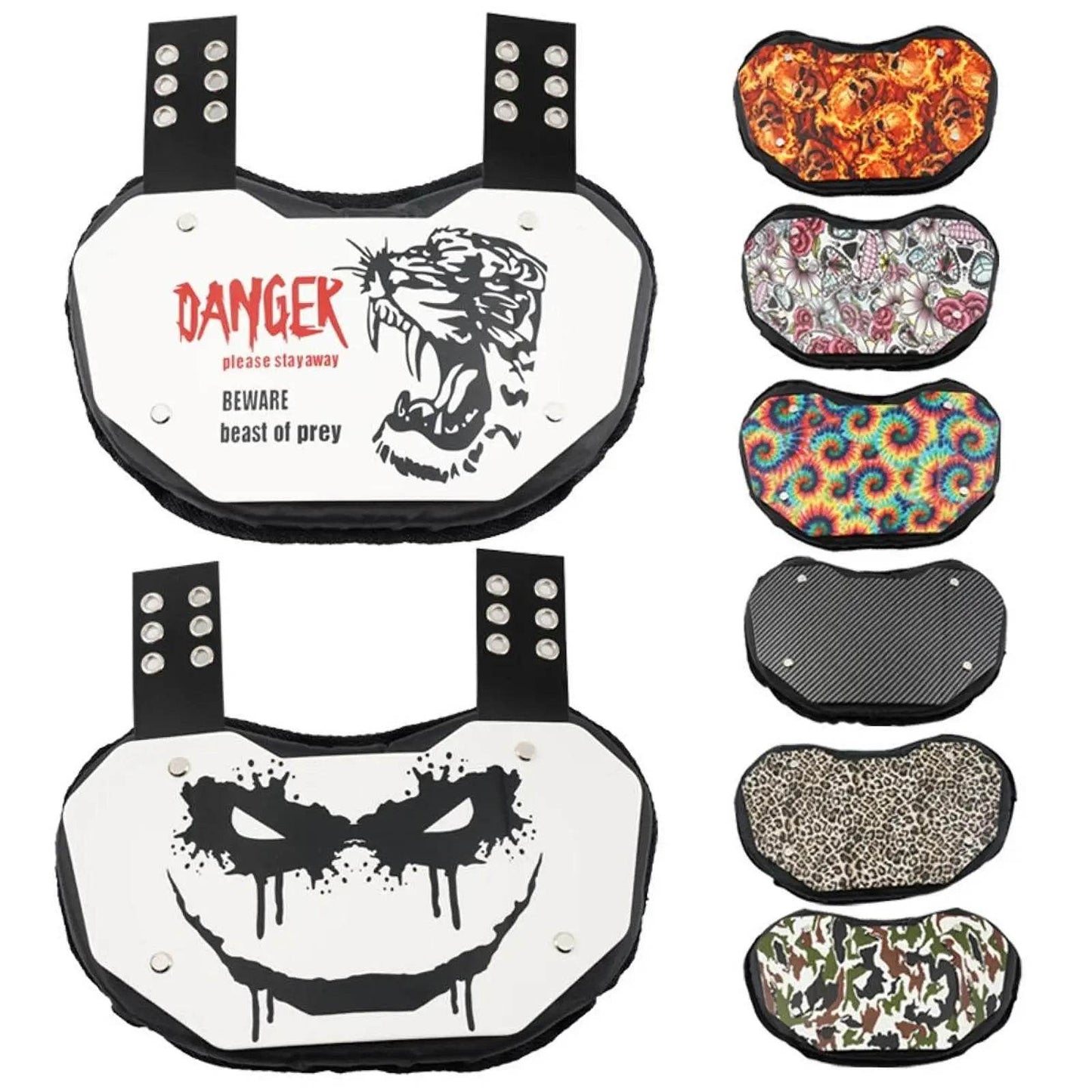 Lightweight Rugby Back Pad With Comfort Padding For Players - ToylandEU