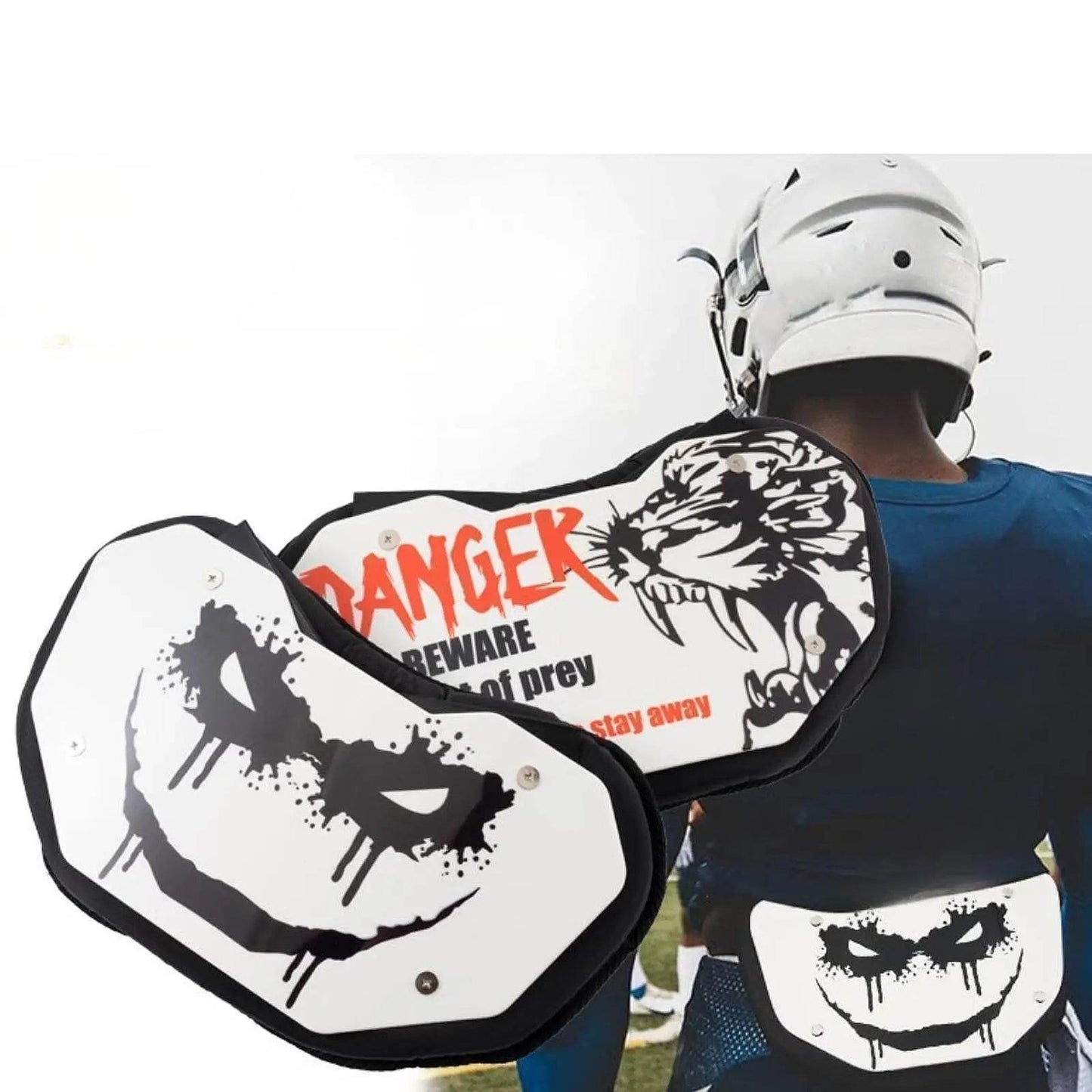 Lightweight Rugby Back Pad With Comfort Padding For Players - ToylandEU