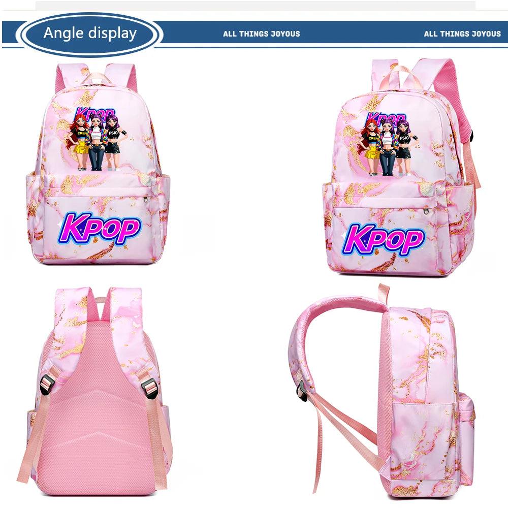 Lightweight School Backpack | 4 Pcs | Toylandeu™
