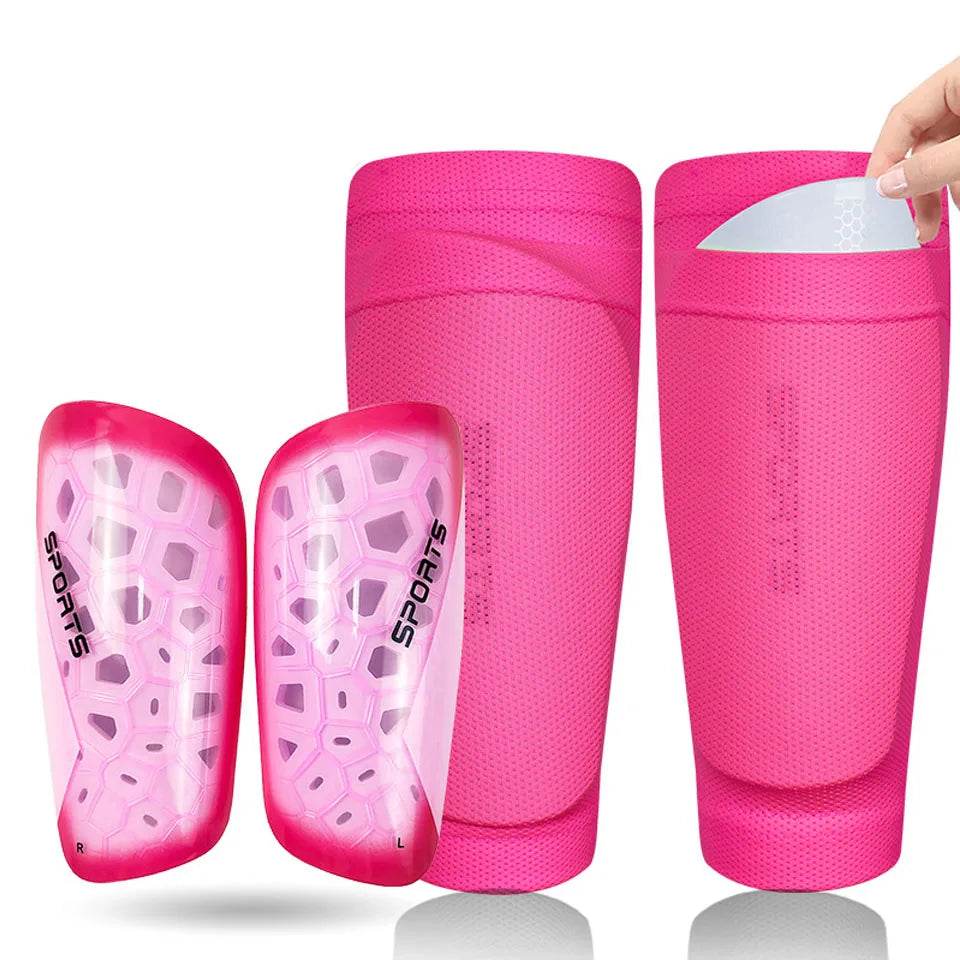 Lightweight Soccer Shin Guards With Sleeves For All Ages - ToylandEU