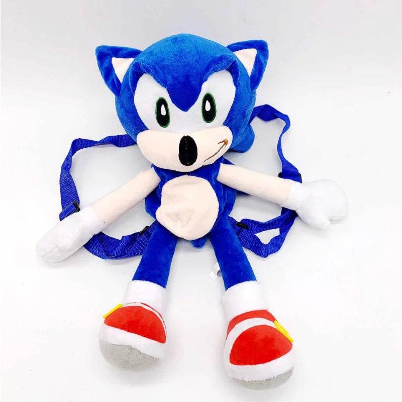 Lightweight Sonic The Hedgehog Plush Backpack - 45cm, Super Soft & Fun-filled - ToylandEU