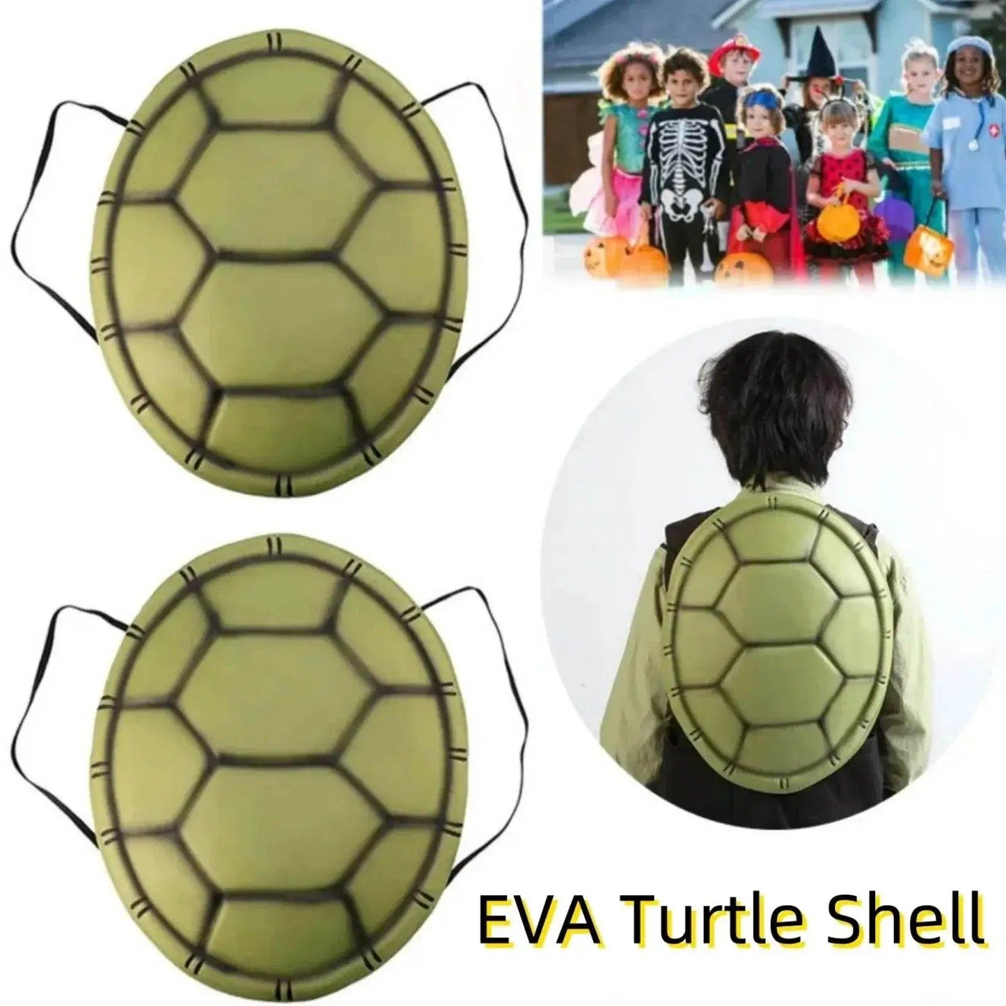  Lightweight Turtle Shell Backpack Costume Toyland EU -  ToylandEU™