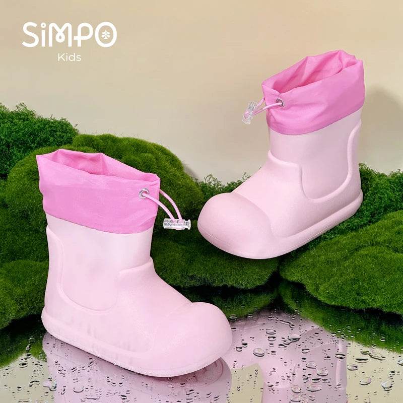 Lightweight Waterproof Rain Boots Elastic Band For Kids - ToylandEU