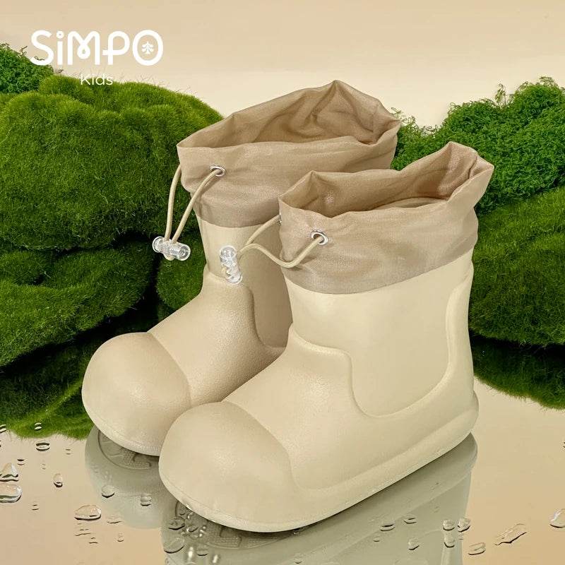 Lightweight Waterproof Rain Boots Elastic Band For Kids - ToylandEU