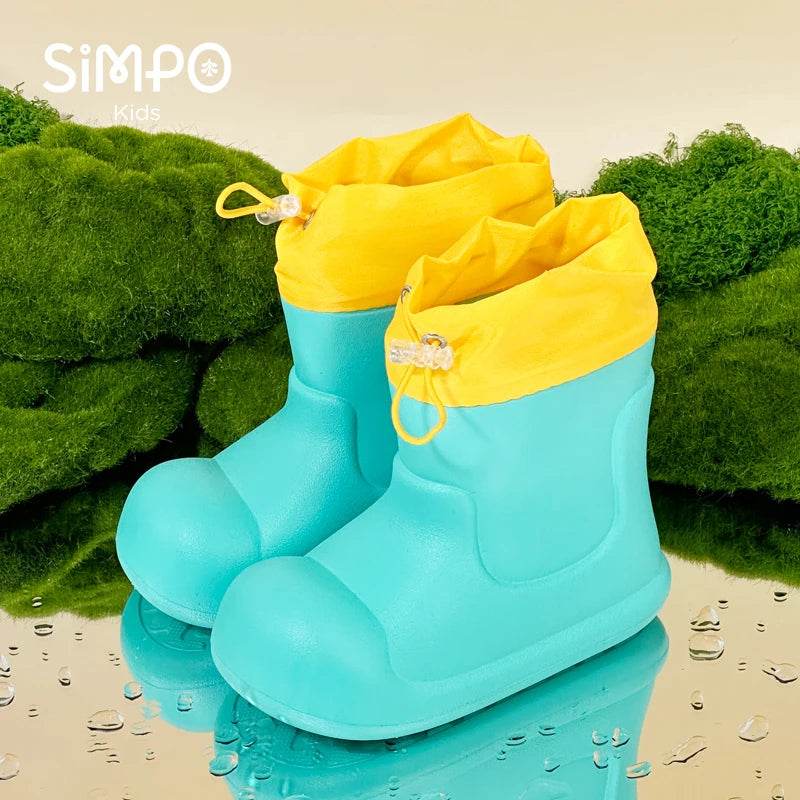 Lightweight Waterproof Rain Boots Elastic Band For Kids - ToylandEU