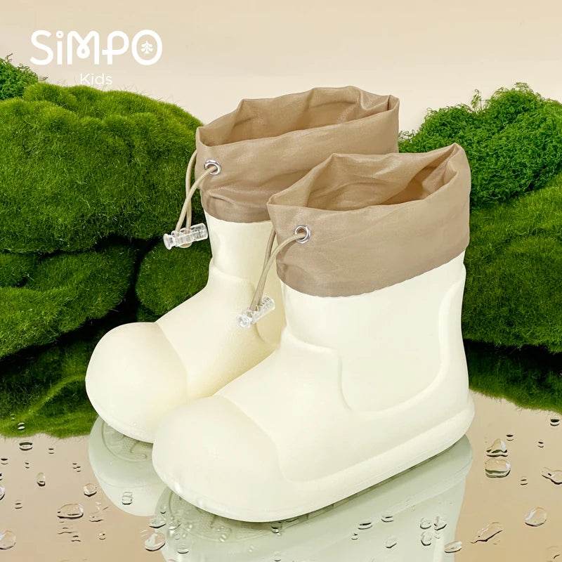 Lightweight Waterproof Rain Boots Elastic Band For Kids - ToylandEU