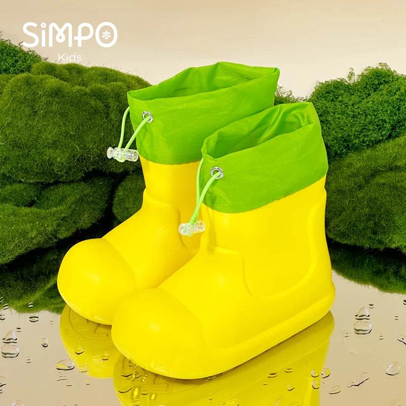 Lightweight Waterproof Rain Boots Elastic Band For Kids - ToylandEU