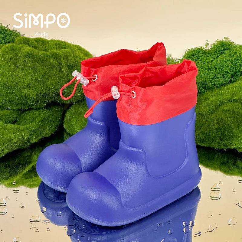 Lightweight Waterproof Rain Boots Elastic Band For Kids - ToylandEU