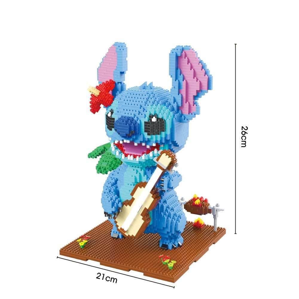 Lilo & Stitch Diamond Building Blocks Set - 2882pcs + Guitar Stitch! - ToylandEU