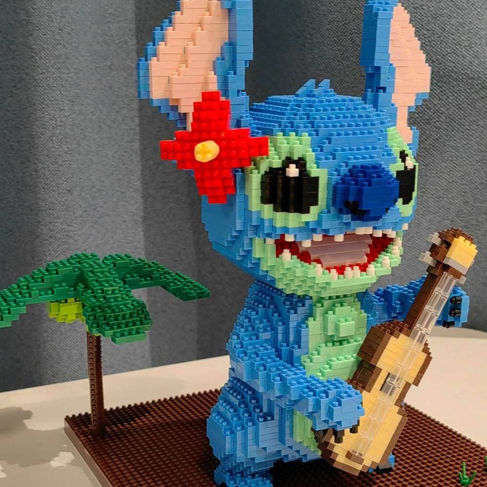 Lilo & Stitch Diamond Building Blocks Set - 2882pcs + Guitar Stitch! - ToylandEU