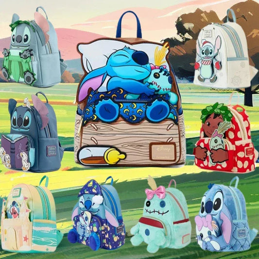 Lilo and Stitch Sleeping Stitch Mini Backpack with Wallet for Kids - ToylandEU