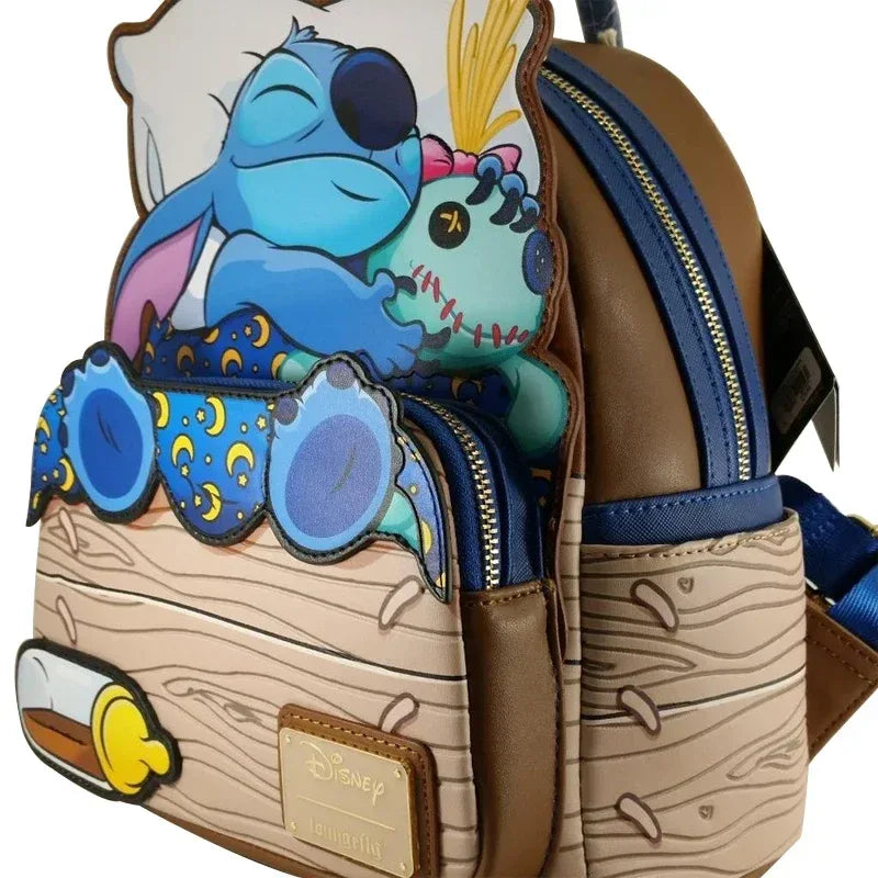 Lilo and Stitch Sleeping Stitch Mini Backpack with Wallet for Kids - ToylandEU