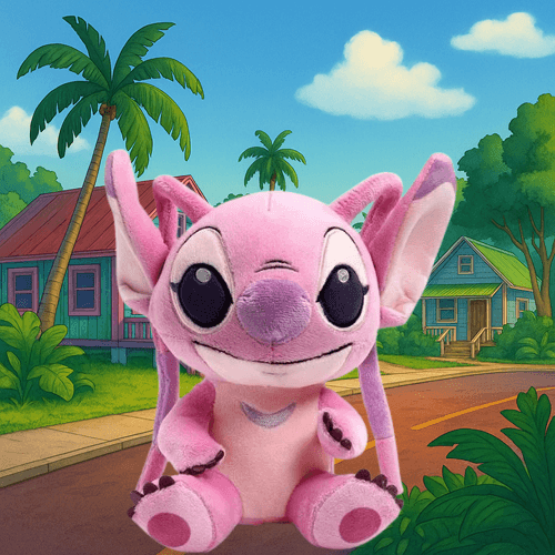 Lilo & Stitch Angel Phunny Plush | Kidrobot Phunny | Pink Angel Design | Disney Fans