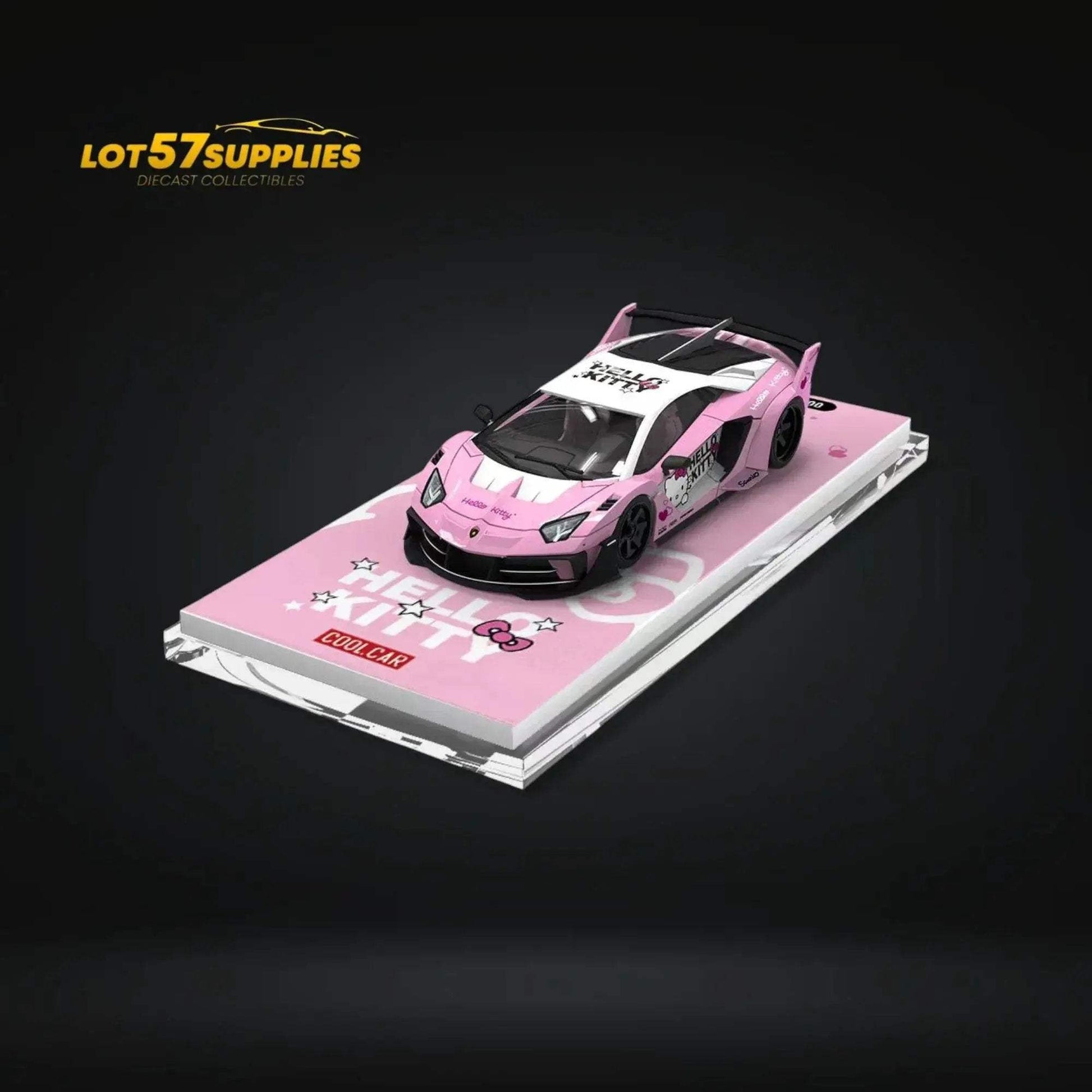 Limited Edition 164 Scale Lamborghini GT EVO Diecast Pink - ToylandEU